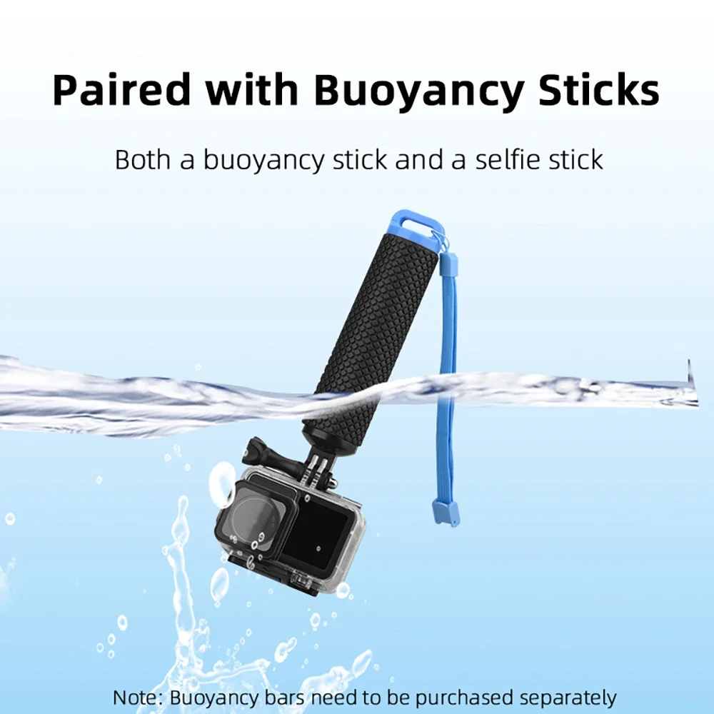 BRDRC 40M Waterproof Case for DJI OSMO Action 5 Pro Protective Shell Sports Camera Swimming Diving Surfing Action 4 Accessory