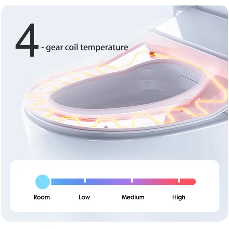 New Sales Smart Bidet Battery Operated With Dryer Heated Toilet Seat Cover