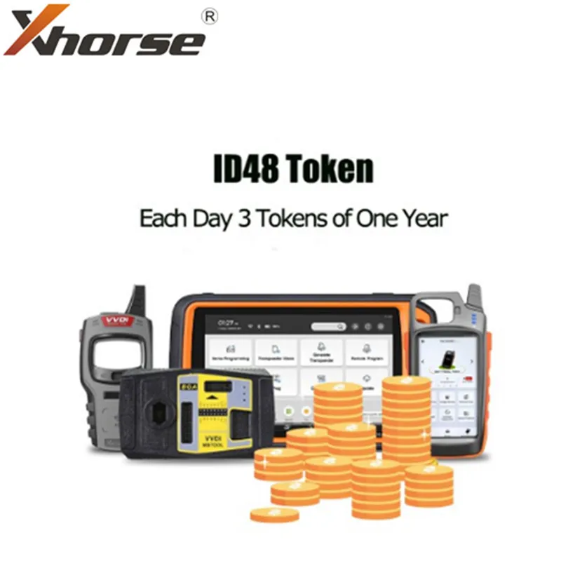 Xhorse VVDI OBD48 Clone ID48 96bit Copy Each Day 3 Tokens for One Year Suitable for VVDI MINI/ KEYTOOL MAX/ MAXPRO/ KEYTOOL PLUS