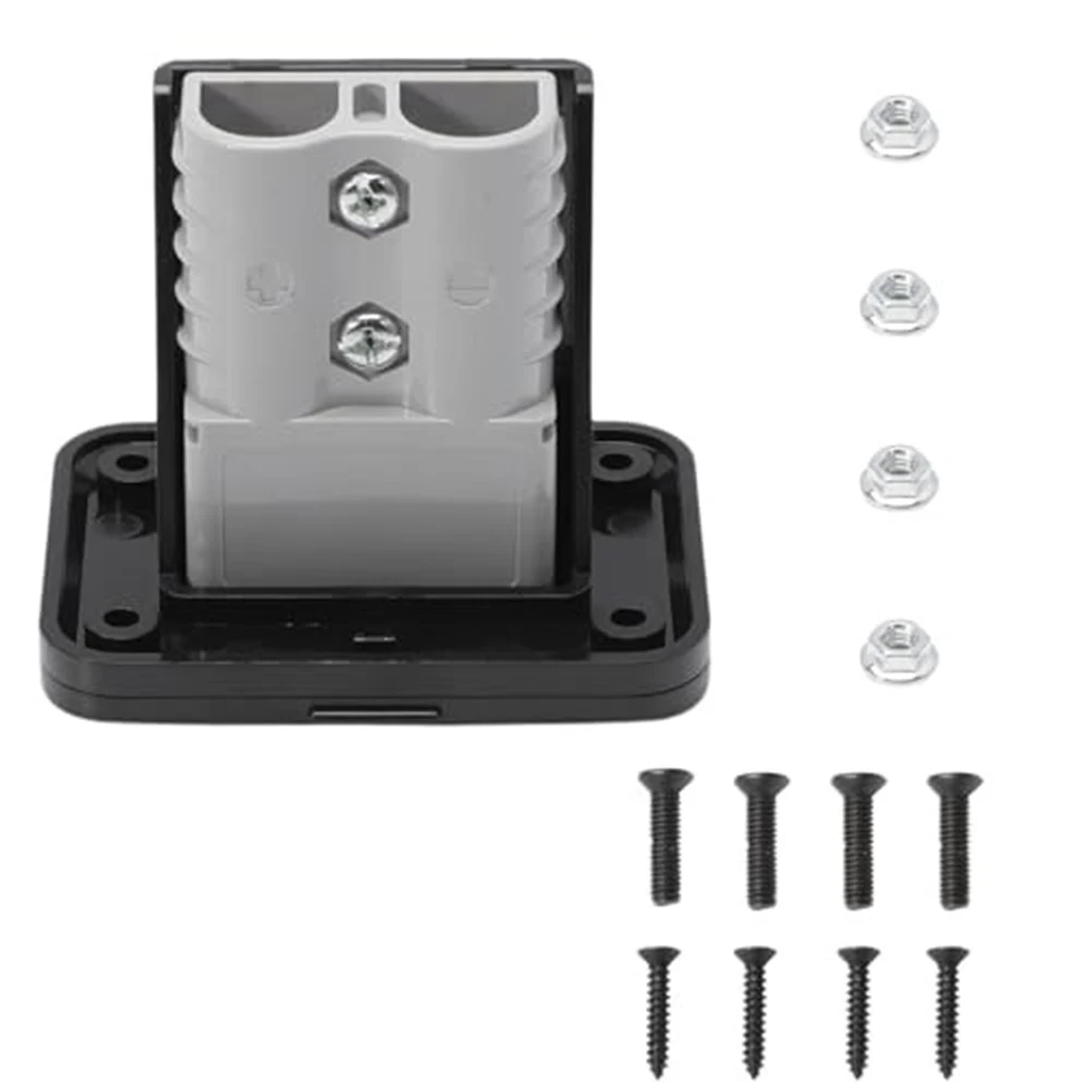 sleek-design-a-practical-set-of-four-high-current-handling-andersen-connection-cables-for-rapid-use-in-various-applications