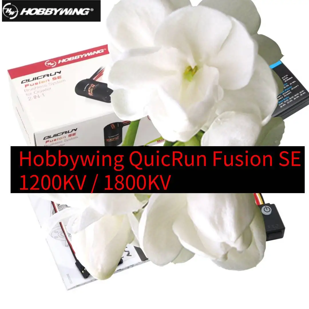 Hobbywing QuicRun Fusion SE 1200KV / 1800KV Sensored Brushless Motor Built in 40A ESC 2 in 1 Waterproof for 1/10 1/8 RC Car Part
