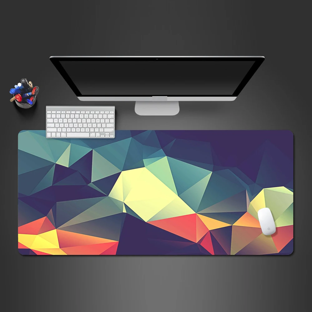 Cor chinesa arte hd impressão xxl mouse pad gamer acessório quente grande bloqueio de computador borda teclado esteira mesa dropshipping