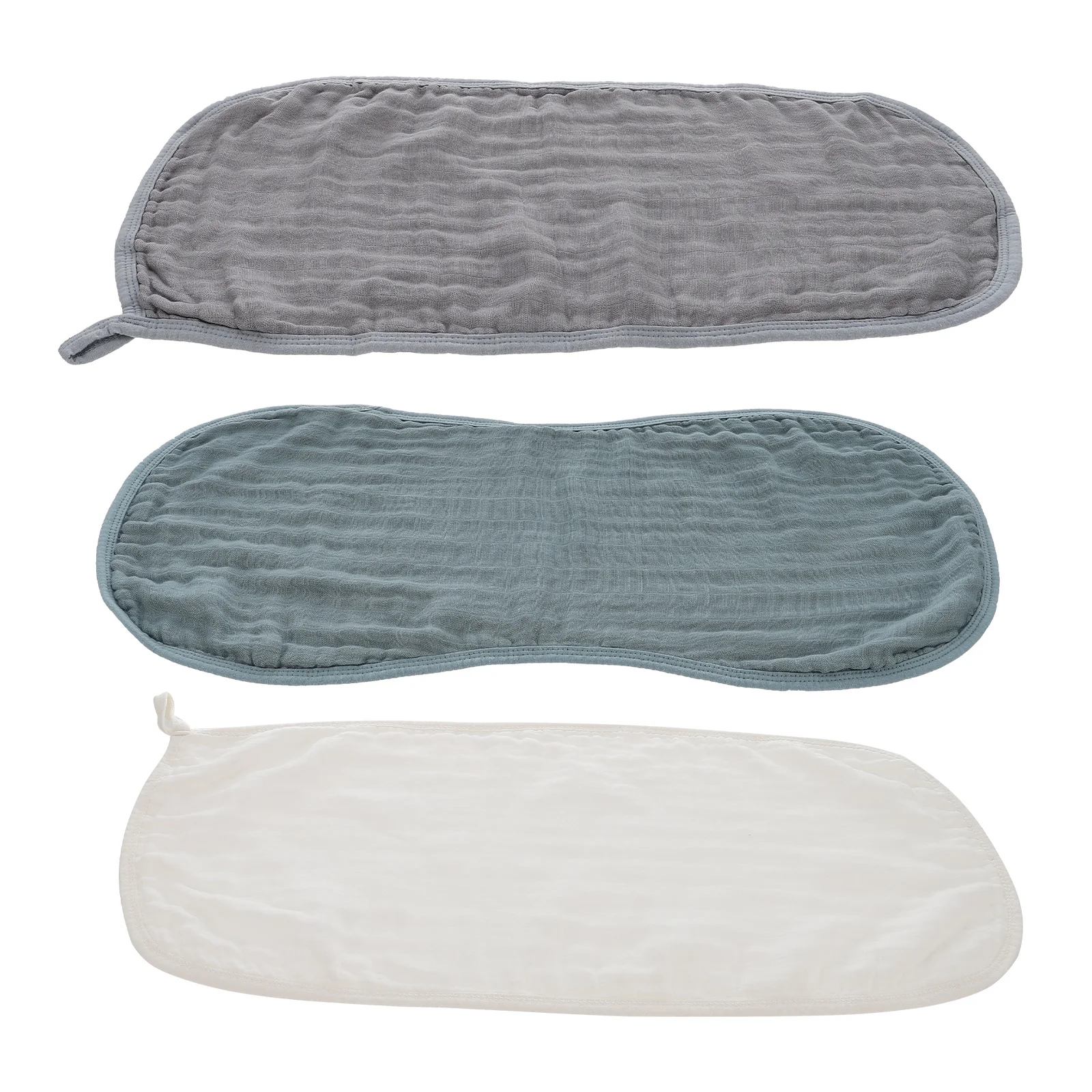 

3Pcs Baby Burp Cloths Extra Soft Premium Material Newborn Washcloths Long-Lasting Stitching Safe for Teething Toddlers