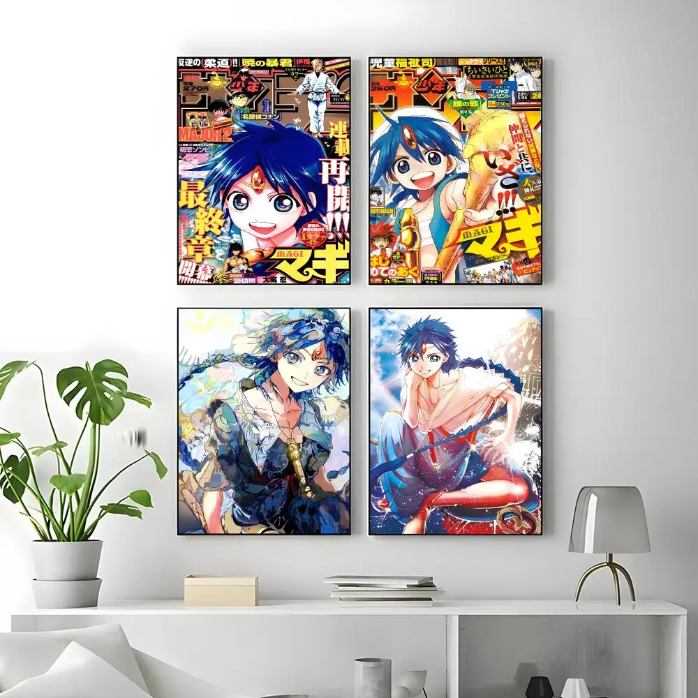 Anime Magi: The Labyrinth of Magic Poster Poster High Quality Wall Art for Home Office Bedroom Living Room Perfect