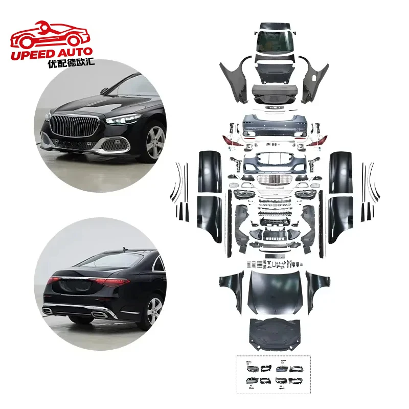 Suitable for GBT Brand S W221 To W223 2024 S65 Convert Bodykit 2008-2012 Mercedes Benz S Class W221 Model Facelift Accessories