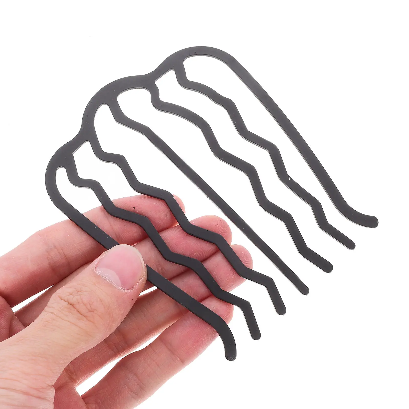 

6Pcs Iron Hairstyle Comb Set for Women Small Hair Combs Slides Secure Updos Gentle on Scalp Compact Travel-Friendly Hair Styling