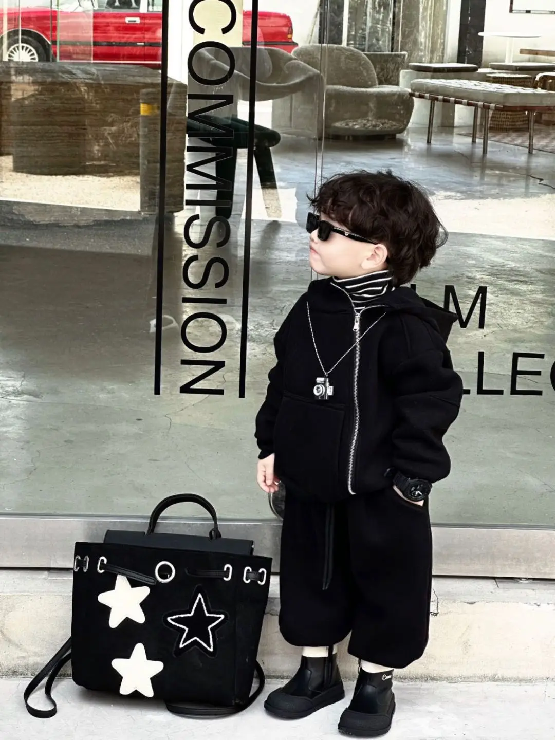 Baby Boys Children Plus Velvet Suits Sportwear Autumn Winter Kids Fashion casual Outdoor Hoode Jacket Top+Pants Child 2Pcs Sets