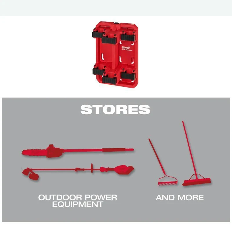 Milwaukee 48-22-8343 PACKOUT Tool Station Tool Storage Bit Power Tools Parts Convenient Style Tool Slot Durable Modular Storage