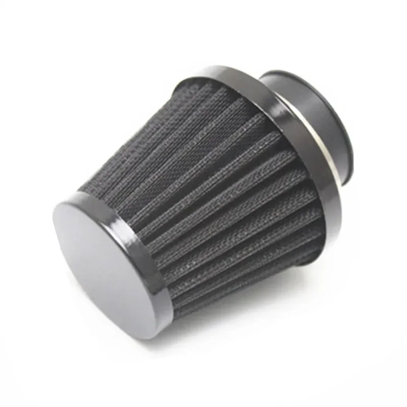 35mm 38mm 40mm 42mm 48mm 50mm 52mm 54mm 60mm Black Motorcycle Clamp-on Air Filter Cleaner ATV Quad For Honda Yamaha