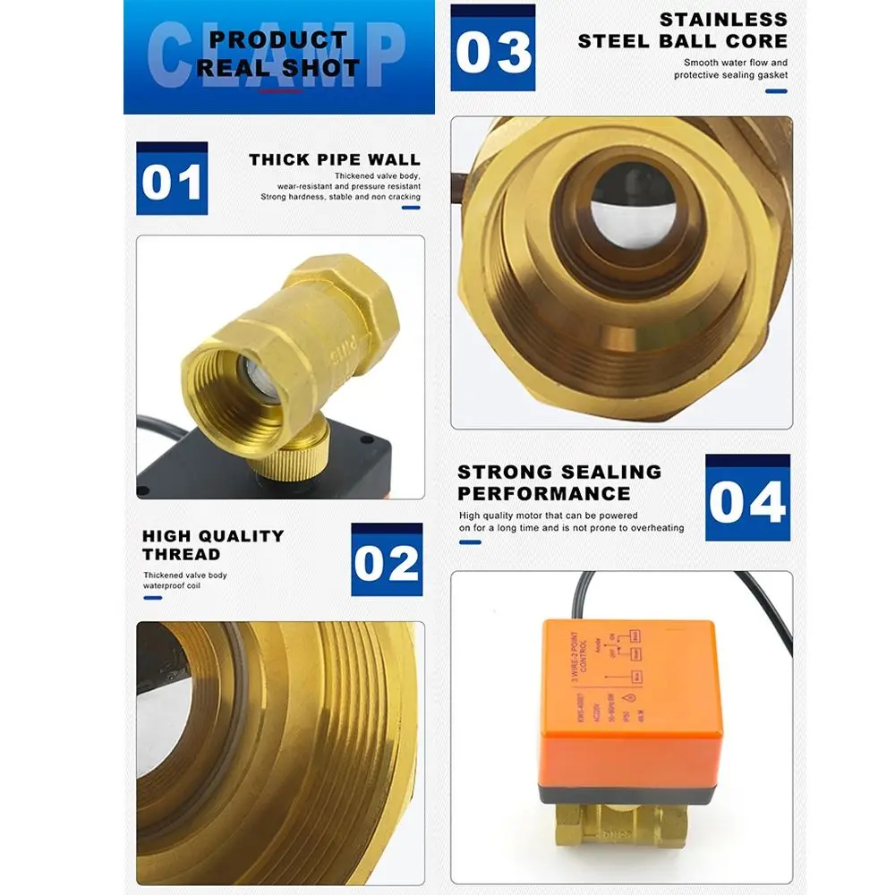 

1 шт. 2-ходовой электрический шаровой кран трехпроводной двухконтроль DN15/DN20/DN25 электромагнитный клапан 1/2 "3/4" 1 "220 В переменного тока 12 В постоянного тока