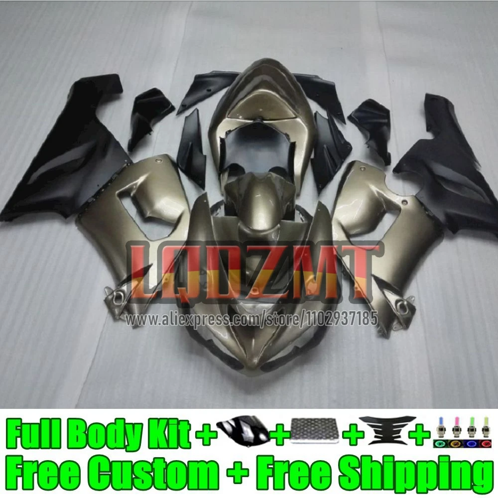 Injection champagne Body For KAWASAKI NINJA ZX-636 ZX 6R 636 6 R 38No.13 ZX-6R ZX636 ZX6R 2005 2006 600CC ZX600 05 06 Fairing