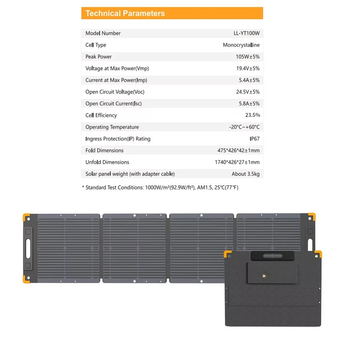 PV300 300W Foldable Solar Panel Controller Solar Photovoltaic Solar Panel Cleaning