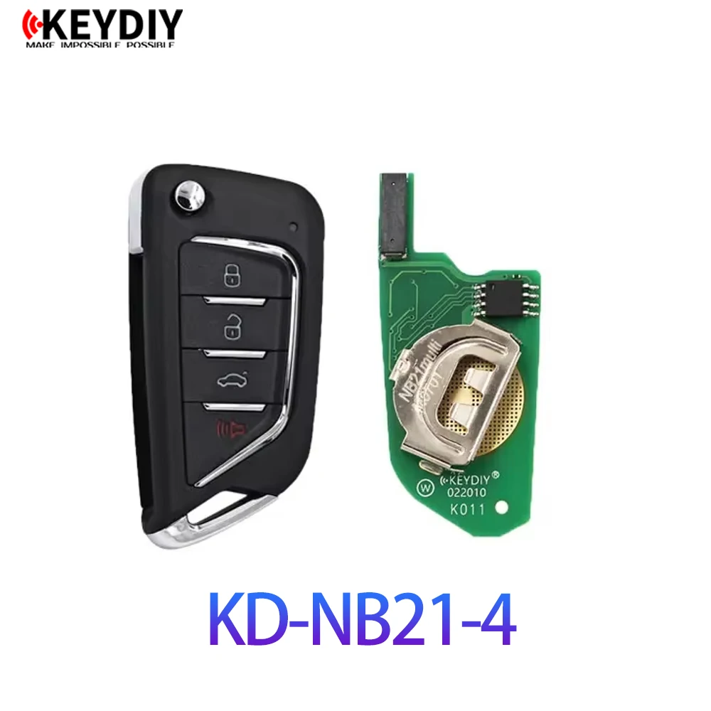 5pcs KEYDIY NB21-3 NB21-4 Car Remote Key 3/4 Buttons KD Car Keys for KD900/KD-X2 Key Programmer NB Series Remote Control Car Key