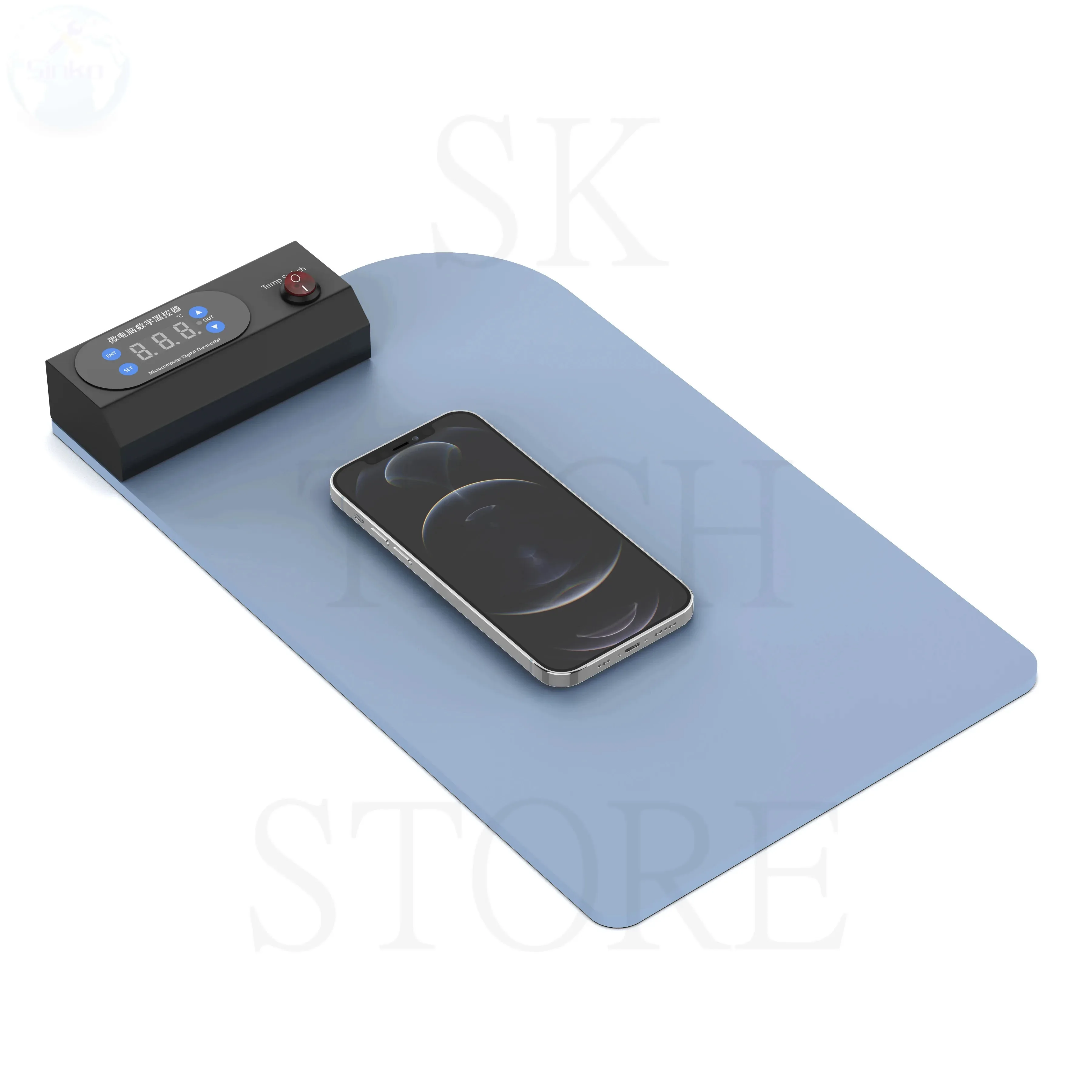 ZJ-1803B LCD blue screen separator heating table separation pad suitable for iPhone iPad computer LCD screen separator tool