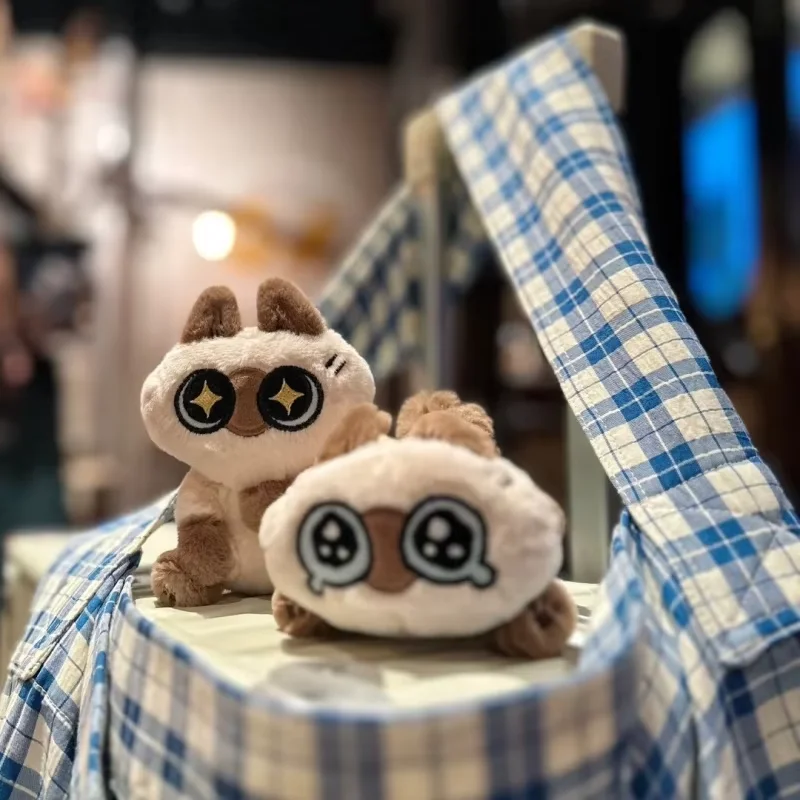 جديد شركة Azukisan'S أفخم المفاتيح قلادة الكرتون سيامي القط أنيمي الطرفية ظهره ديكور اللعب عيد الميلاد اللعب الهدايا