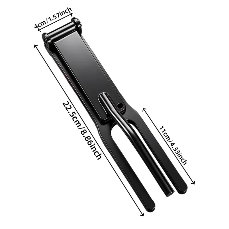 Multi-Hole Air Hose Crimper Pliers, Handheld Brake Line Clinching Tool for Auto & Motorcycle Hose Repair