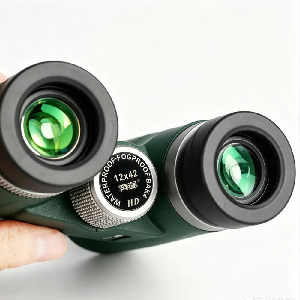 12x42 HD Profi-Fernglas mit HD-Linse, BAK4-Prisma, wasserdichtem Metallgehäuse für Vogelbeobachtung, Jagd, Camping, Reisen und Outdoor-Aktivitäten – Detail 16