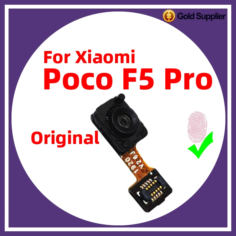 Original For Xiaomi Poco F5 Pro under display Fingerprint Sensor Scanner Touch ID Connect home button Flex Cable