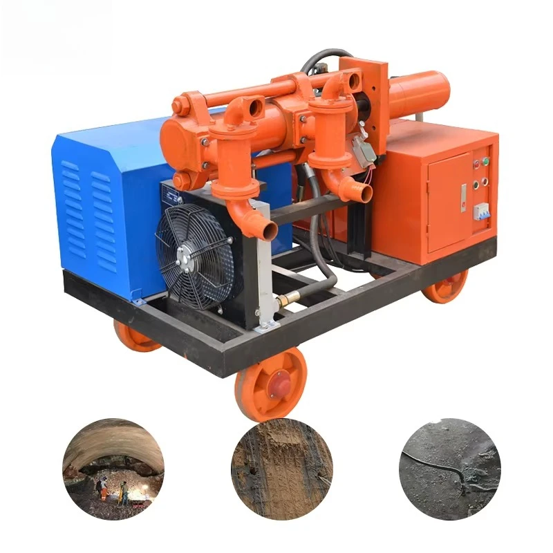 Portable Manual High Pressure Sand Cement Mortar Grout Spray Pump Machine with Best Price for Sale view 2
