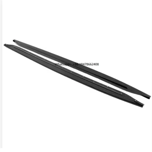 

Dry Carbon Fiber Single-sided Flat Side Skirts Extension for M4 G82 G83 2021+ Side Skirts