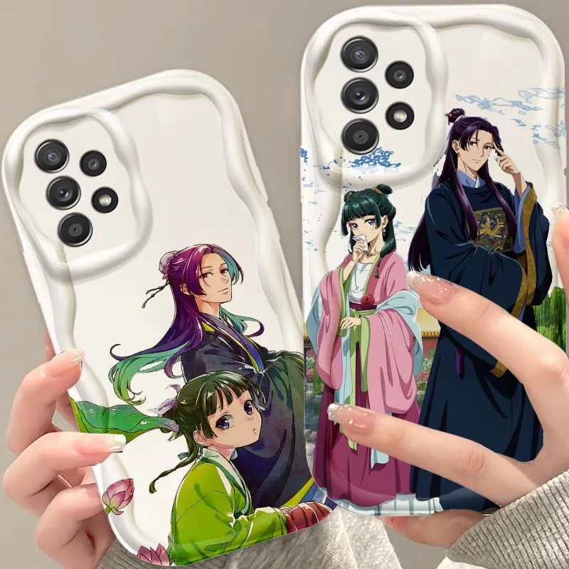 

Apothecary Diaries Couple Phone Case For Samsung A73 A72 A71 A56 A55 A54 A53 A52 A51 A32 A36 A26 A25 A13 A14 5G Wave Oil