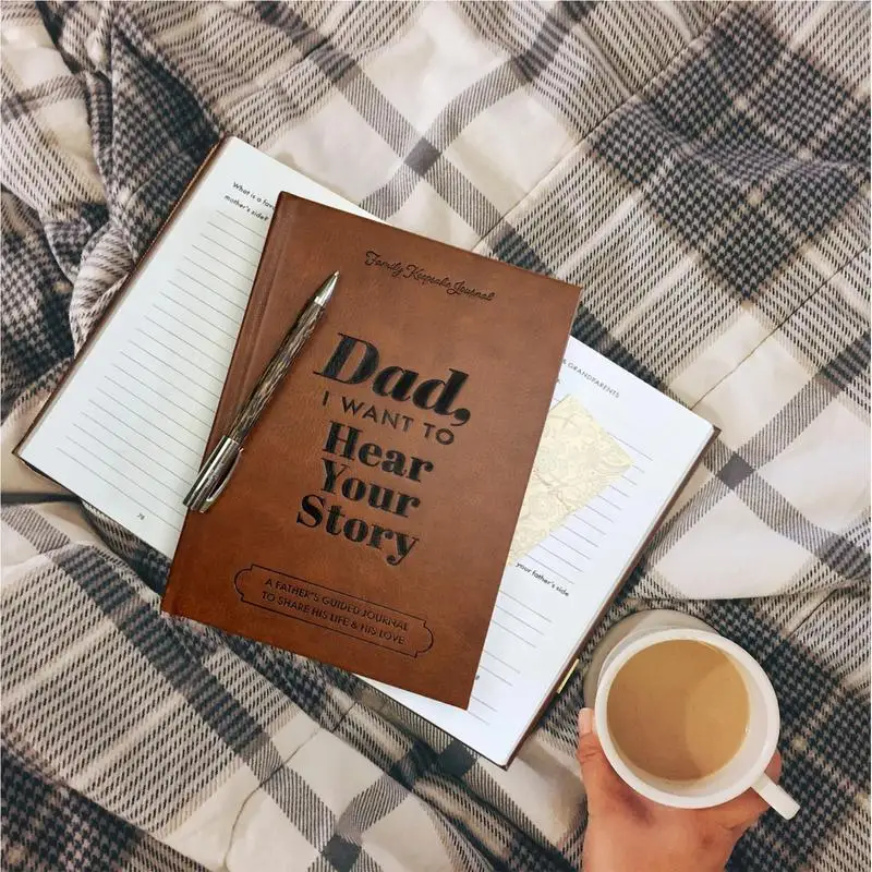 Dad I Want To Hear Your Story Journal A Father's Guided Journal Book Keepsake Journal Multipurpose Notepad Book Note Taking Book