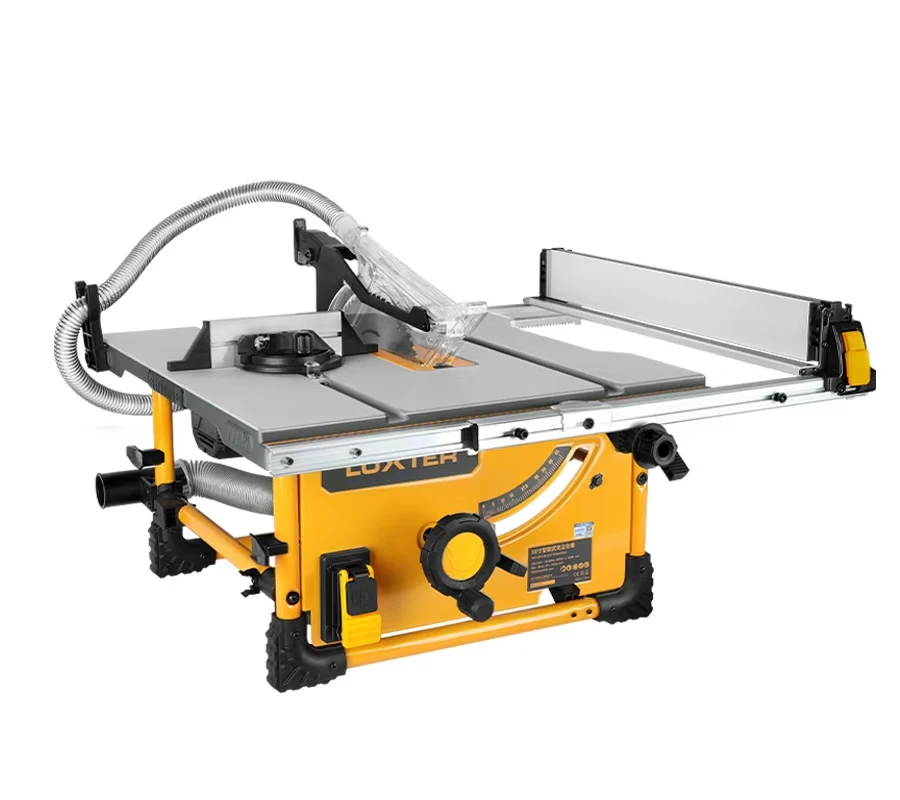 High Power 2000W Circular Saw 254mm Blade, 0°-45° Bevel Cutting, 80mm Depth, Heavy Duty Table Saw for Woodworking