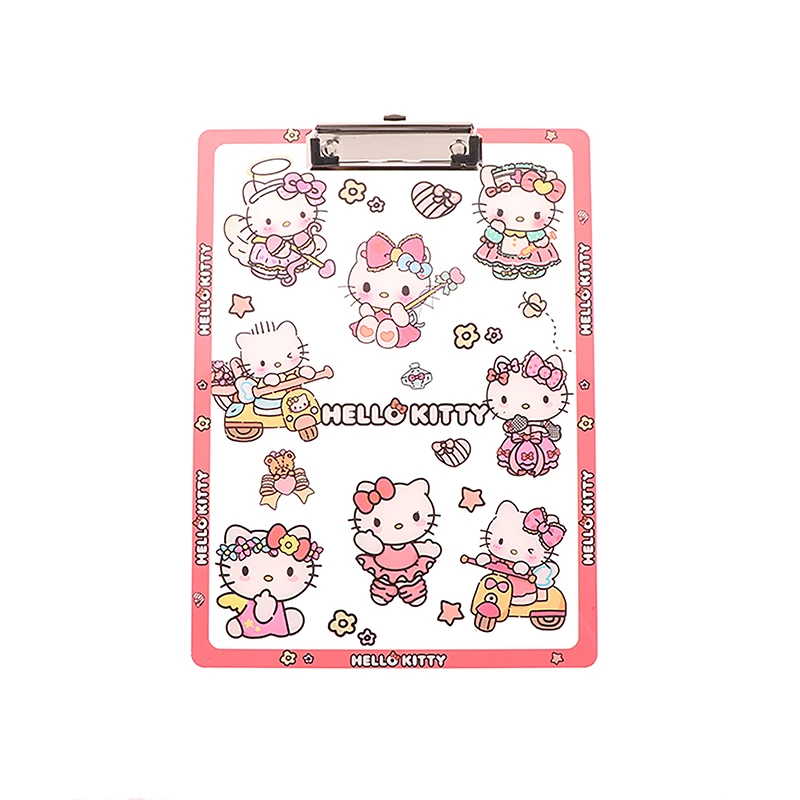 A4 Transparent Folder Clipboard Writing Pad Cute Cartoon Document Clips Binder Storage For School Office Supplies