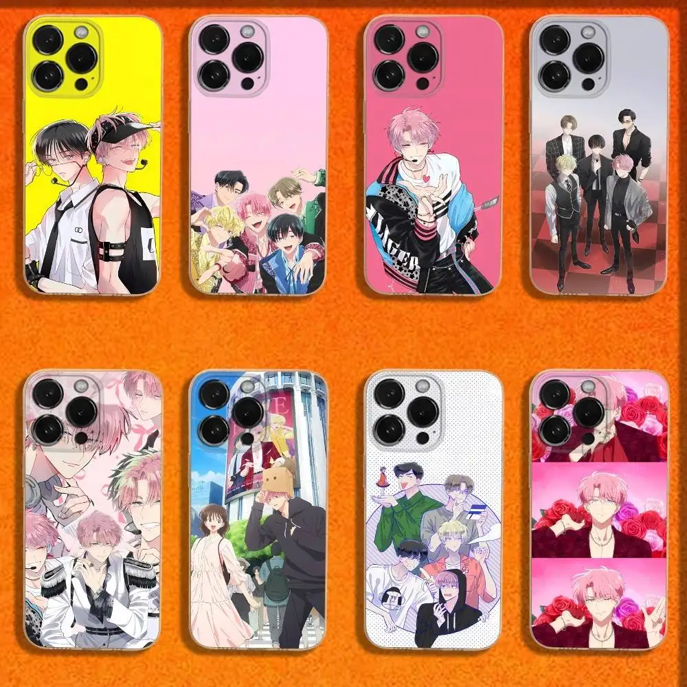 

T-Tamon C-Comics Kun Ima Docchi For iPhone 17,16,15,14,13,12,11,Pro,Max,Plus,E,SE4,Air,Mini Transparent Phone Case Cover