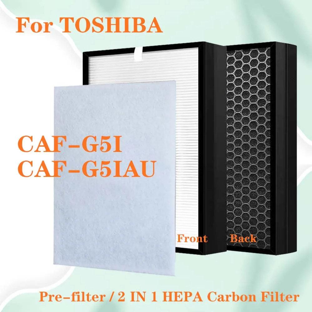 

Replacement HEPA Carbon Composite Filter for Toshiba CAF-G5I CAF-G5IAU Air Purifier