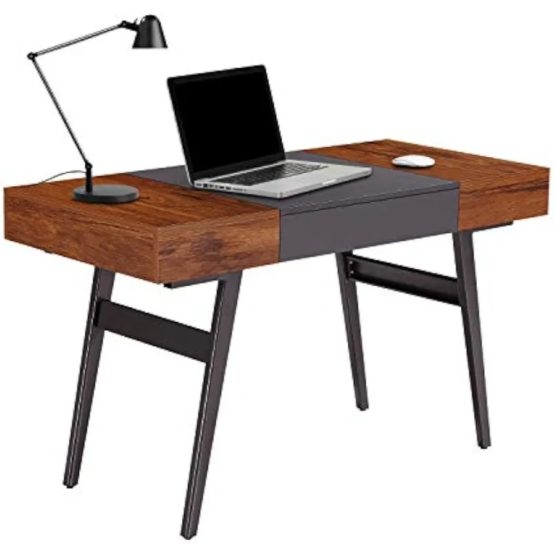 Expandable Modern Storage Desk Work Desk Suitable for Bedroom Office Living Room