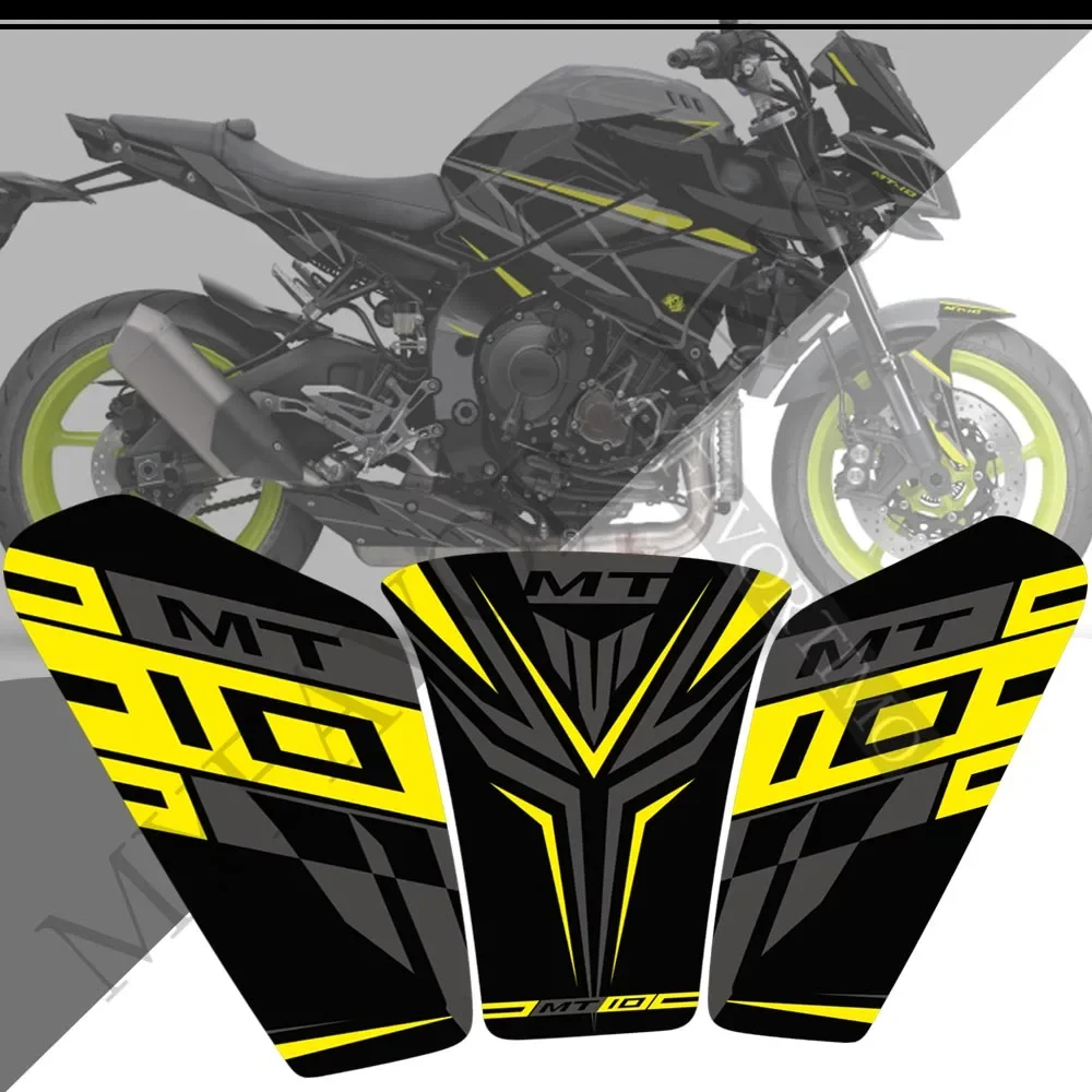 

Motorcycle Tank Pad Protector For Yamaha MT10 FZ MT - 10 Stickers Fairing Fender Knee Decal Fuel 2016 2017 2018 2019 2020 2021