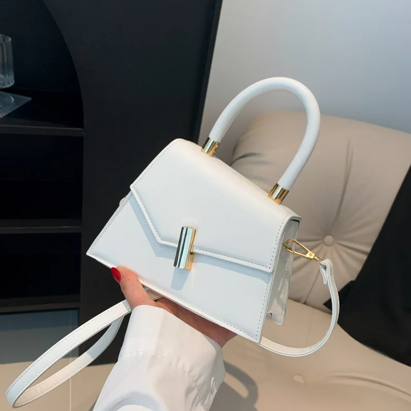 

Solid Color Popular Bag Summer Niche Design New Trend Fashion Temperament Single Shoulder Simple Oblique Span Small Square Bag