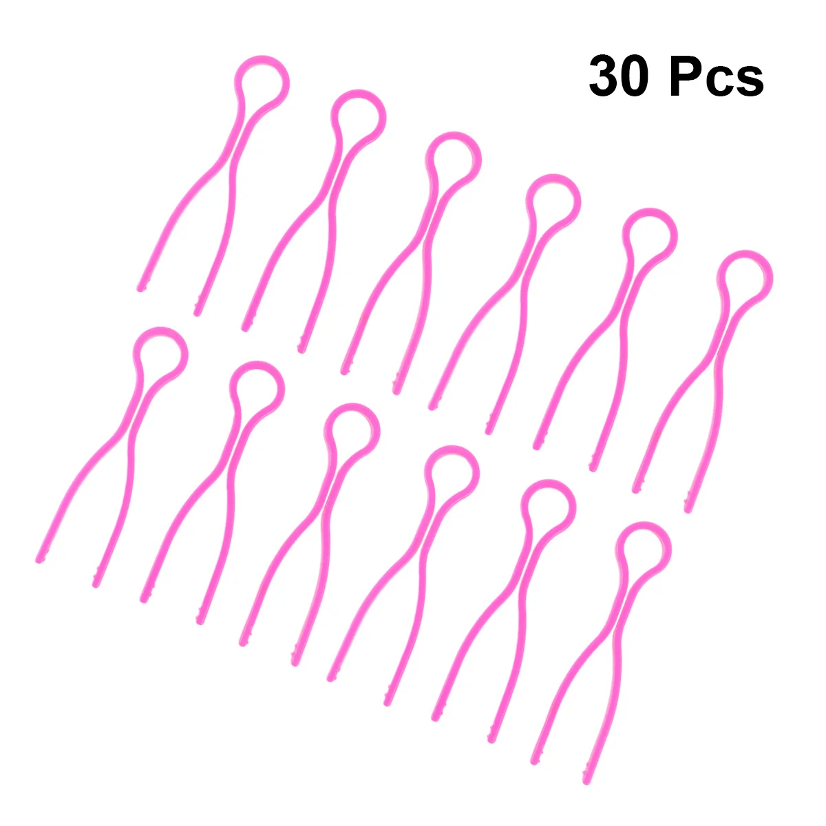 30 قطعة مقاطع بكرة بلاستيكية الخياطة الموضوع الأسطوانة ملفوفة المشبك مشبك ثابت قابلة لإعادة الاستخدام حامل الموضوع مناسبة للتطريز الوردي #5