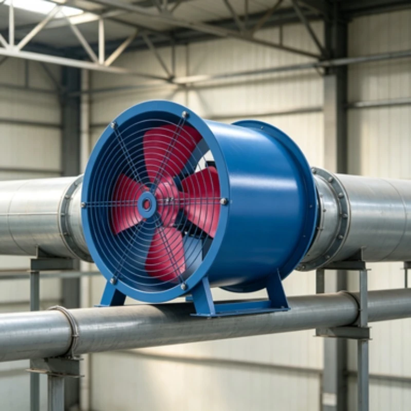 SF Pipeline Axial Flow Fan High Speed Exhaust Ventilator For Kitchen Workshop Industrial Smoke Ventilation