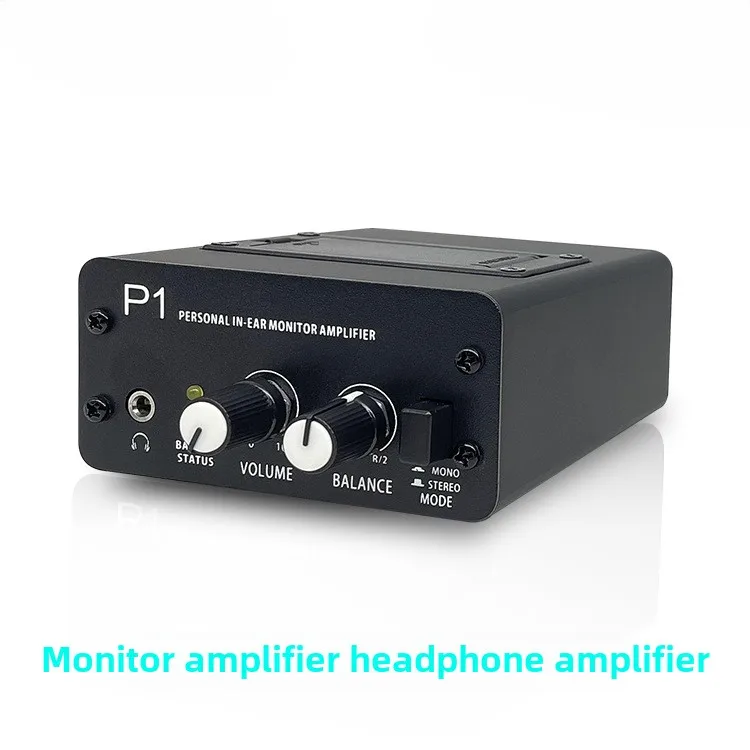 P1 Personal in Ear   System Headphone Amplifier with XLR and TRS Input 3.5mm Output with Mono Stereo Switch