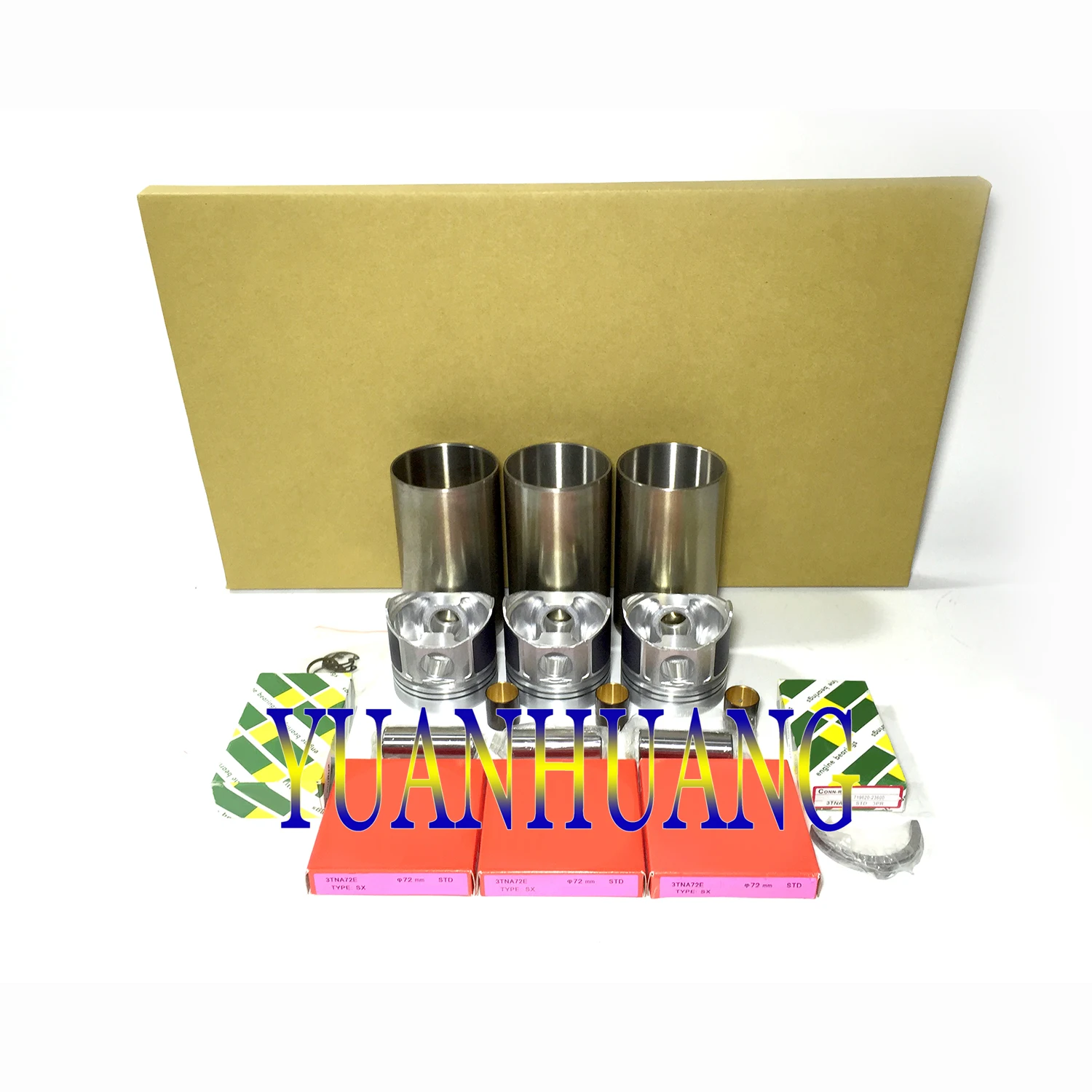 D1503 Overhaul Rebuild Kit STD Piston for Kubota Engine KX91-3 U35 Excavator L2900 L3000 L3010 L3130 Tractor R420 R420S Loader