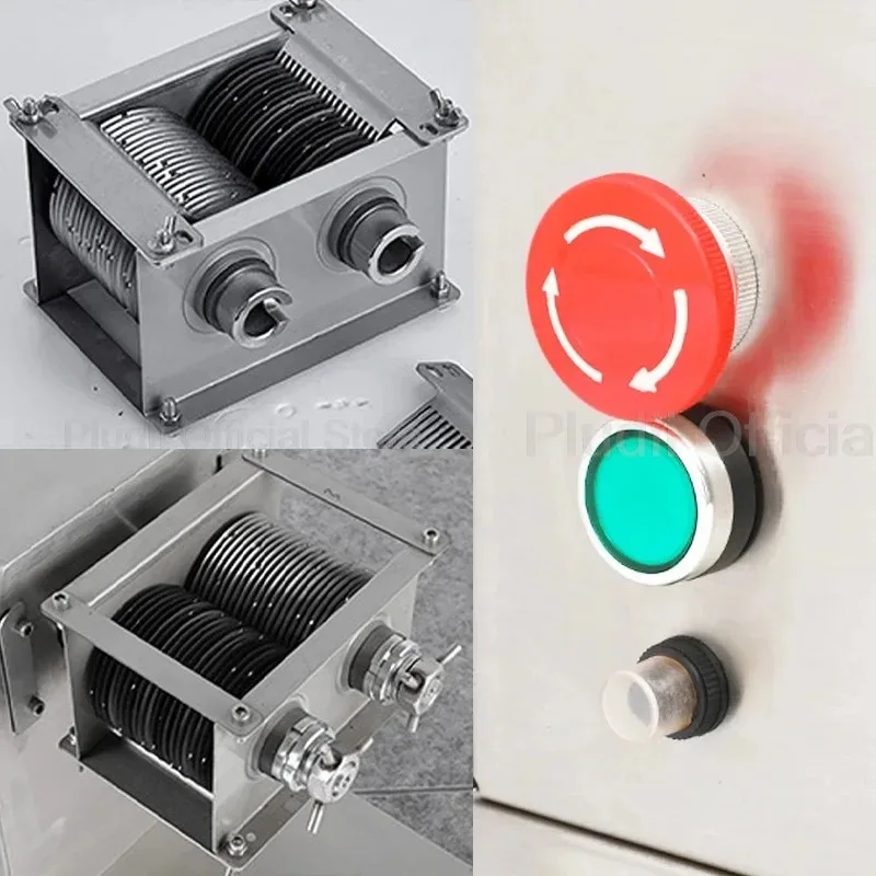 

Commercial Electric Meat Slicer Stainless Steel Desktop Design Automatic Deli Beef Pork Vegetable Cutting Machine for Restaurant