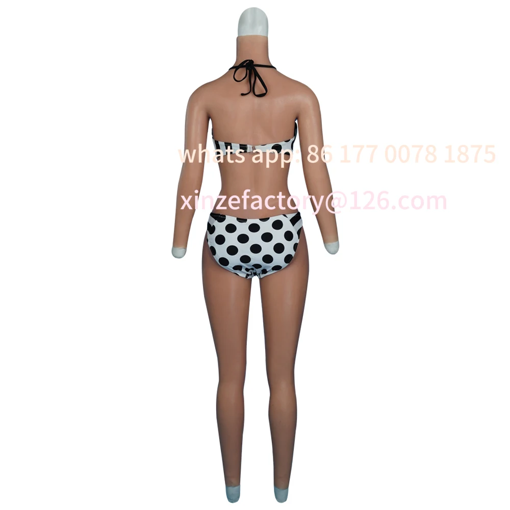 Customizable Realistic Tits Silicone Female Bodysuit with Fake Vagina Cosplay Artificial Breast Forms for Shemale Transgender