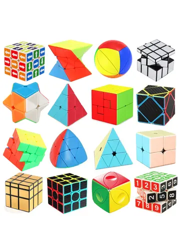 참신 2x2 매직 스피드 큐브 Cubo Magico 3x3 Zauberwürfel 어린이를위한 두뇌 게임 IQ 장난감 Regalos Cumpleaños Niños Para Invitados