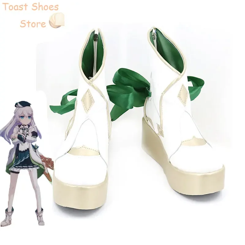 

Theresa Apocalypse Cosplay Shoes Game Honkai Impact 3 Cosplay Prop PU Leather Shoes Halloween Carnival Boots Costume Prop