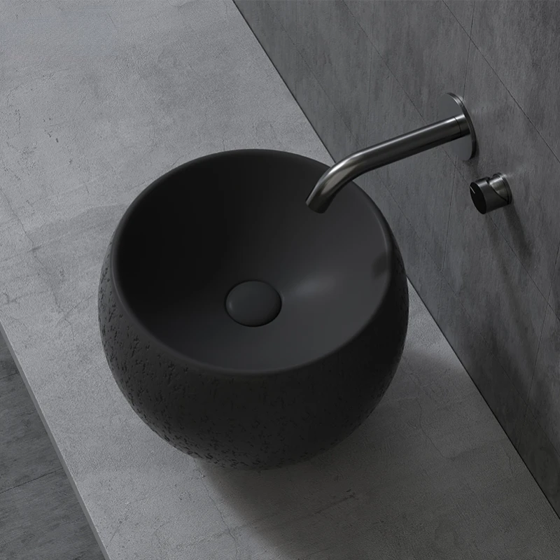 

Cement bathroom sink wash basin concrete basin durable sink