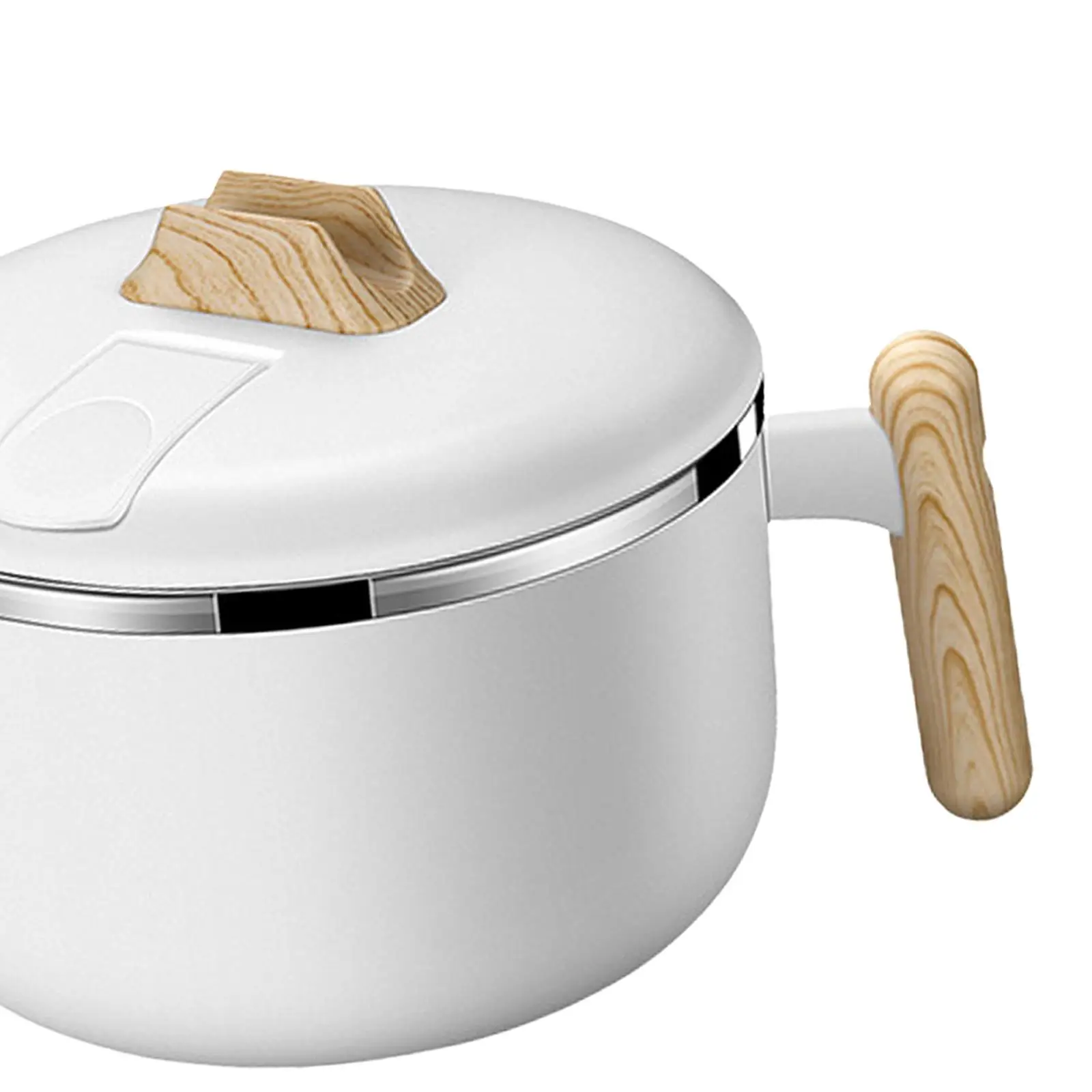Durable PP Outer Stainless Steel Noodle Bowl with Drain Hole Multipurpose Ramen Container for Soup Rice Salad and Fruit
