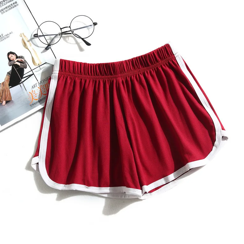 Sports Shorts Women's Summer Casual Wear Three Part Pants Fashionable Yoga Beach Pants Candy Colored Hot Pants