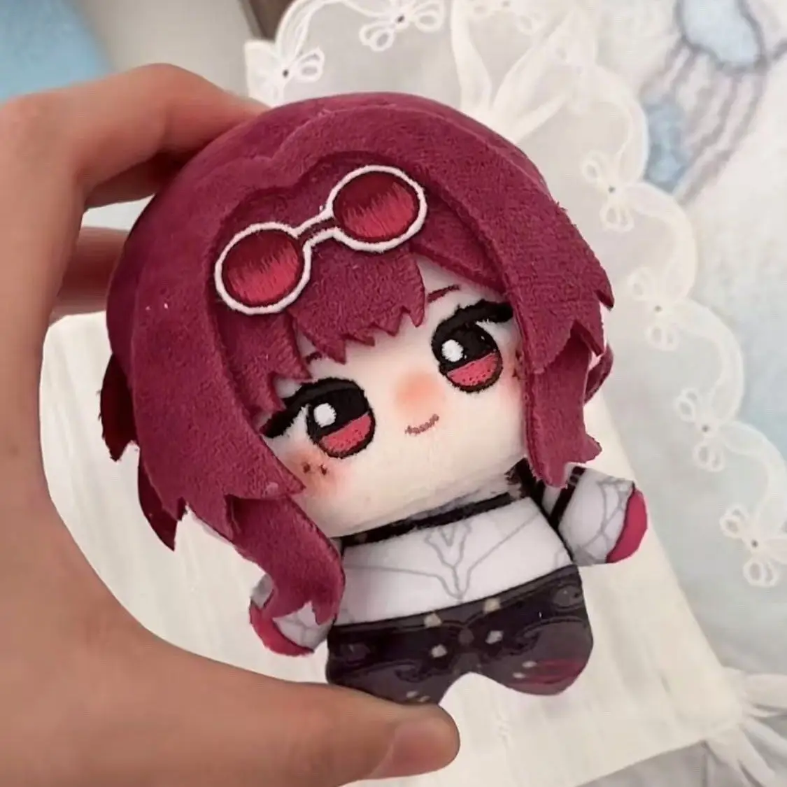 

10cm Game Honkai: Star Rail Kafka Attributes Plush Doll Print Mini Starfish Body Pendant Keychain Toy Figures Christmas Gifts
