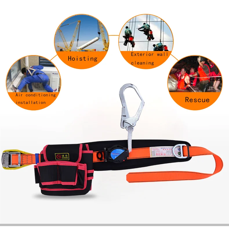 safety harness belt electrician construction full body safety harness belt 7 fall protection full body rescue safety harness