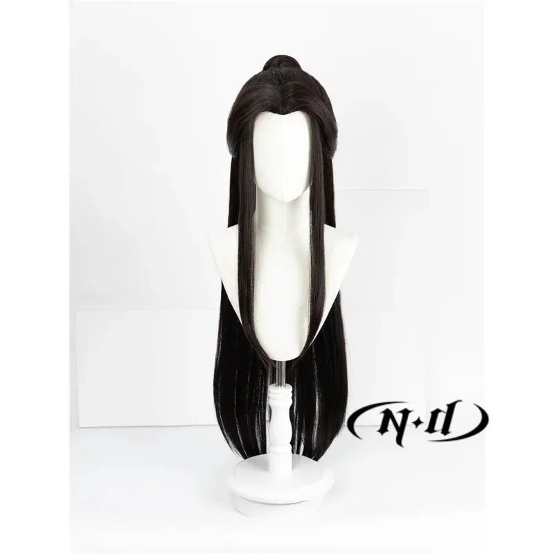 CyND Xie Lian شعر مستعار تأثيري أنيمي تأثيري السماء الرسمية نعمة شعر أسود طويل للحزب موضوع مقاومة للحرارة كانيكالون
