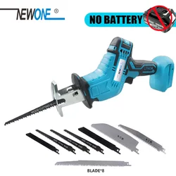 Compatible With 18V Makita B-series Reciprocating Saw Chainsaw Wood Metal PVC Pipe Cutting Cordless Reciprocating Saw Power Tool