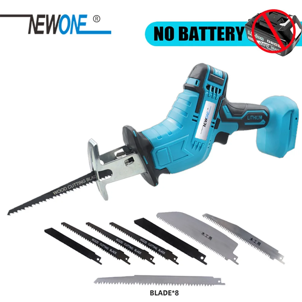 Compatible With 18V Makita B-series Reciprocating Saw Chainsaw Wood Metal PVC Pipe Cutting Cordless Reciprocating Saw Power Tool