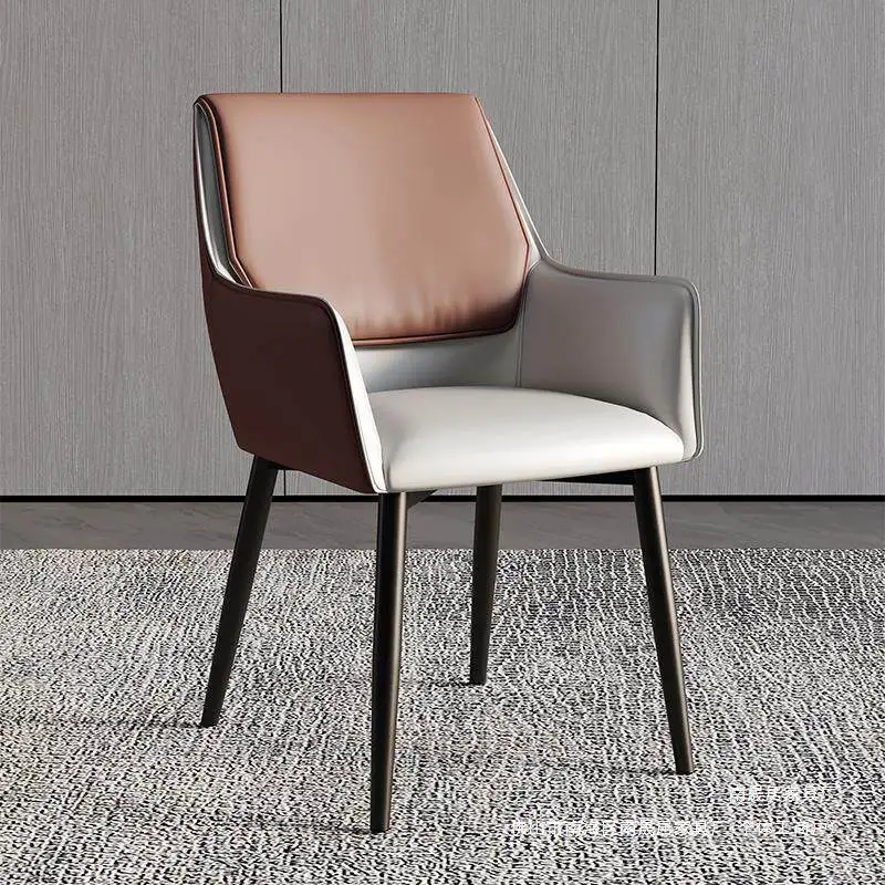 Unique Trendy Dining Chairs Metal Modern Nordic Design Dining Chairs Office Living Room Muebles Para El Hogar Home Furniture